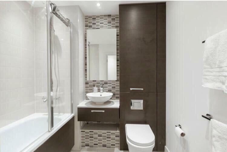 Room With Private Bathroom In A Modern Two Bedroom Two Bathroom Flat London Luaran gambar